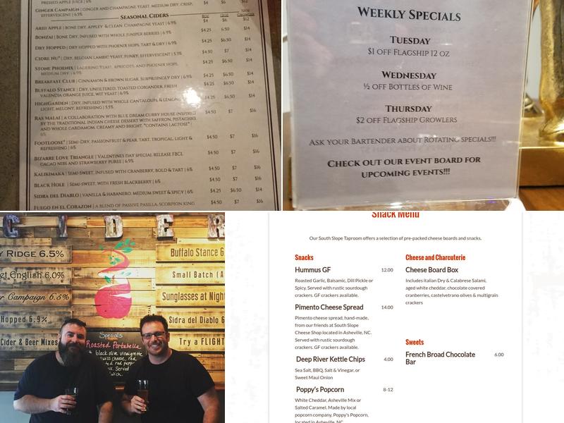 Urban Orchard Cider Co. - South Slope Menu