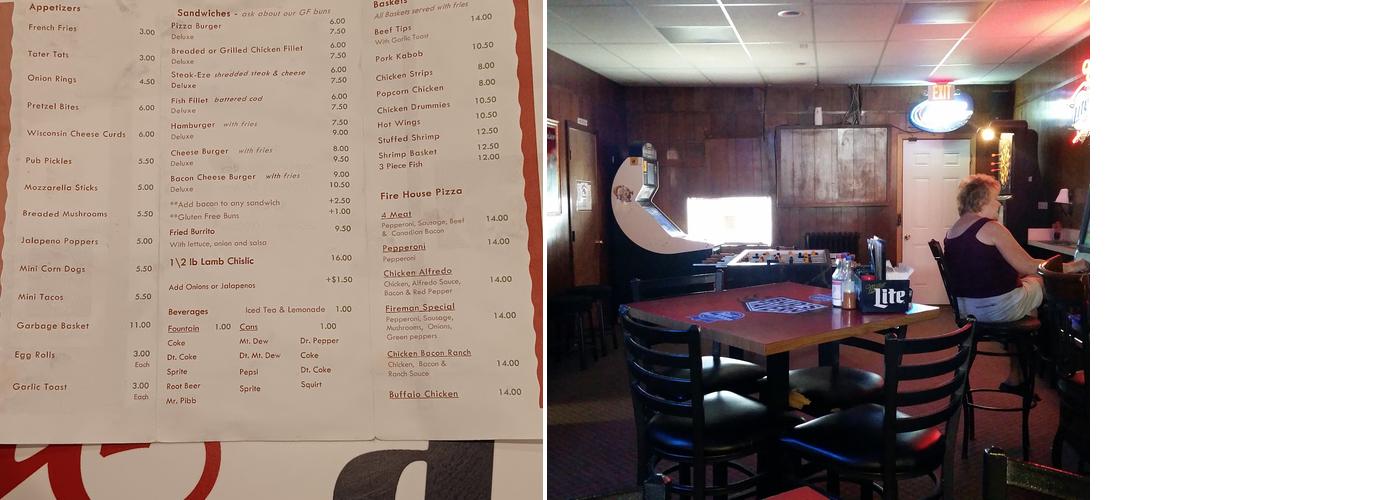 Bud's Tavern Menu