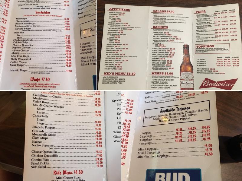 Brewery Menu