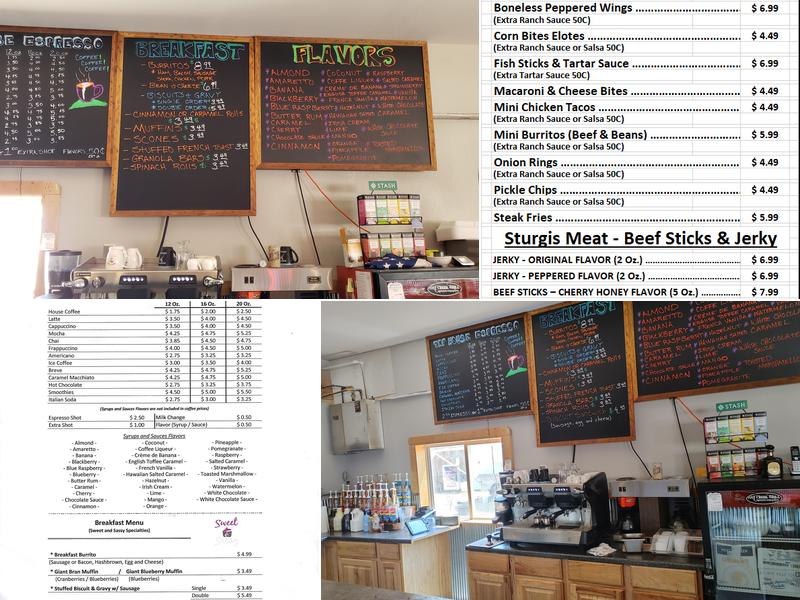 Igloo Bar Menu