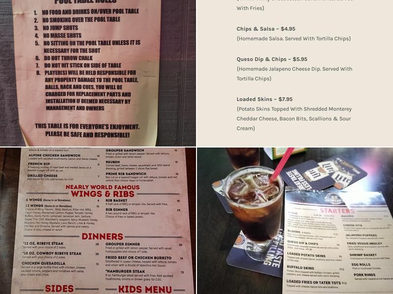 Mondays Pub Menu