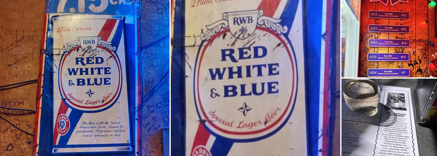 Moe's and Joe's Menu