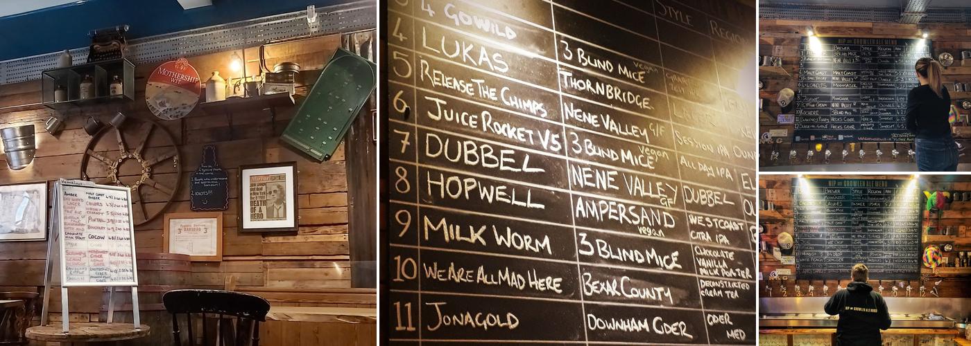 Nip & Growler Ale House Menu