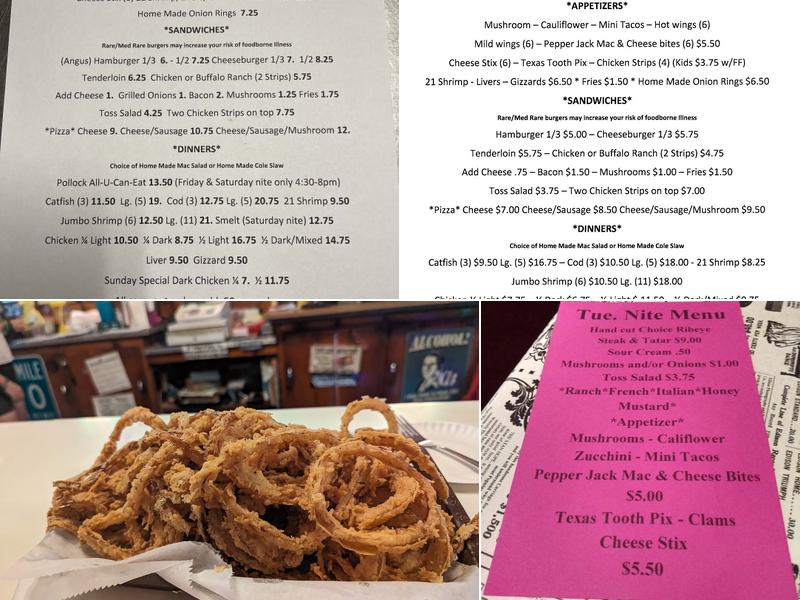 Old Mill Tavern Menu