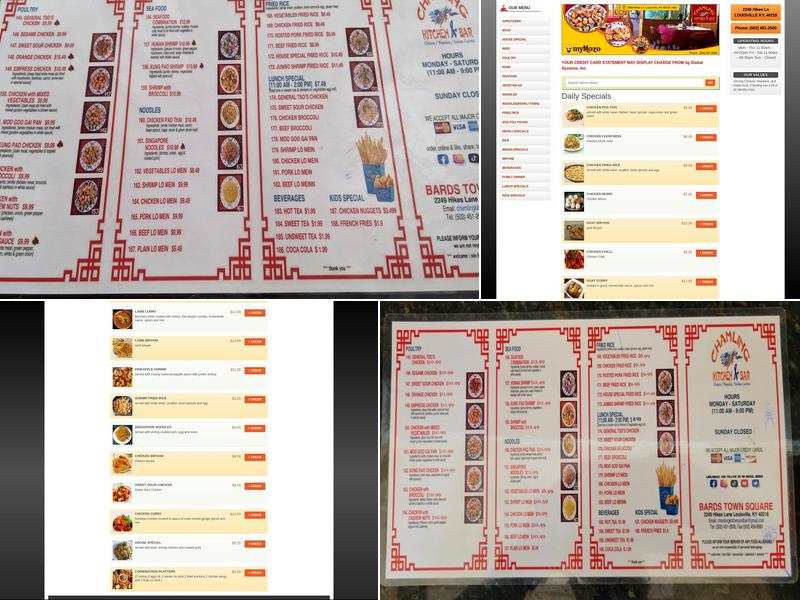 Chamling Kitchen & Bar Menu