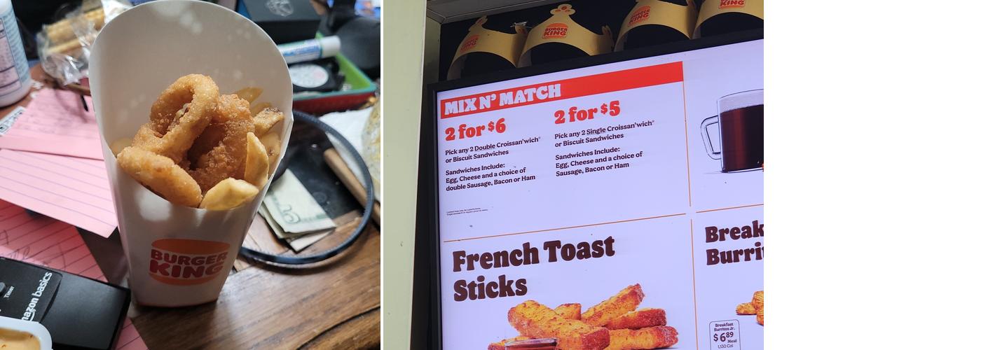 Burger King Menu