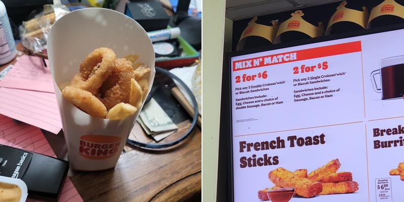 Burger King Menu