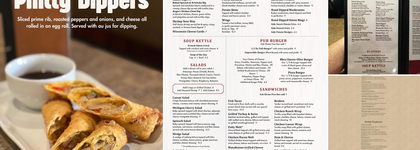 Paul's Pub Menu