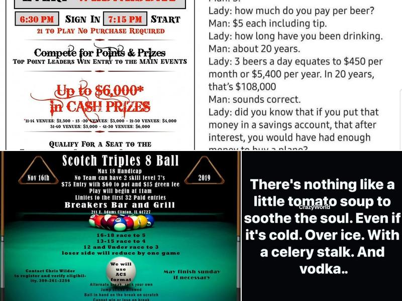 Breakers Menu