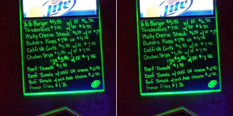 Duck Blind Menu