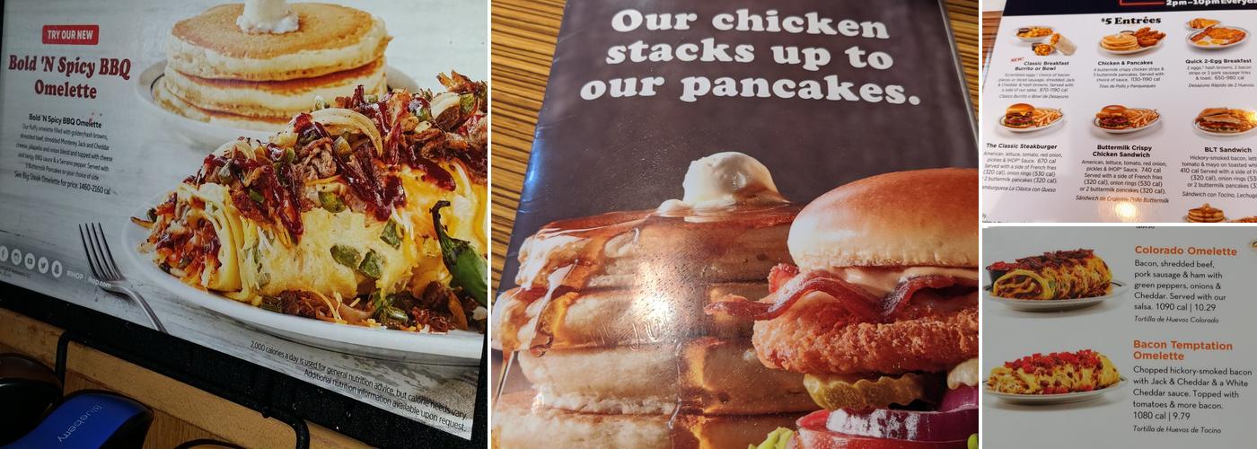 IHOP Menu