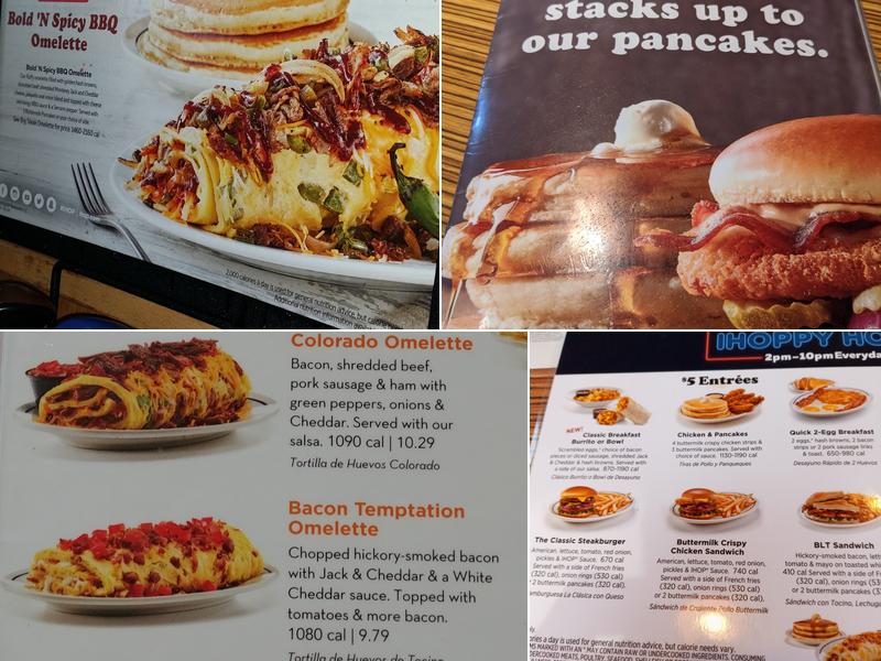 IHOP Menu