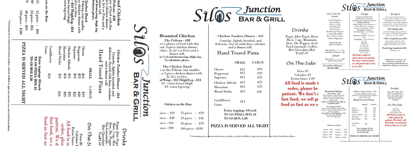 Silo's Junction Menu