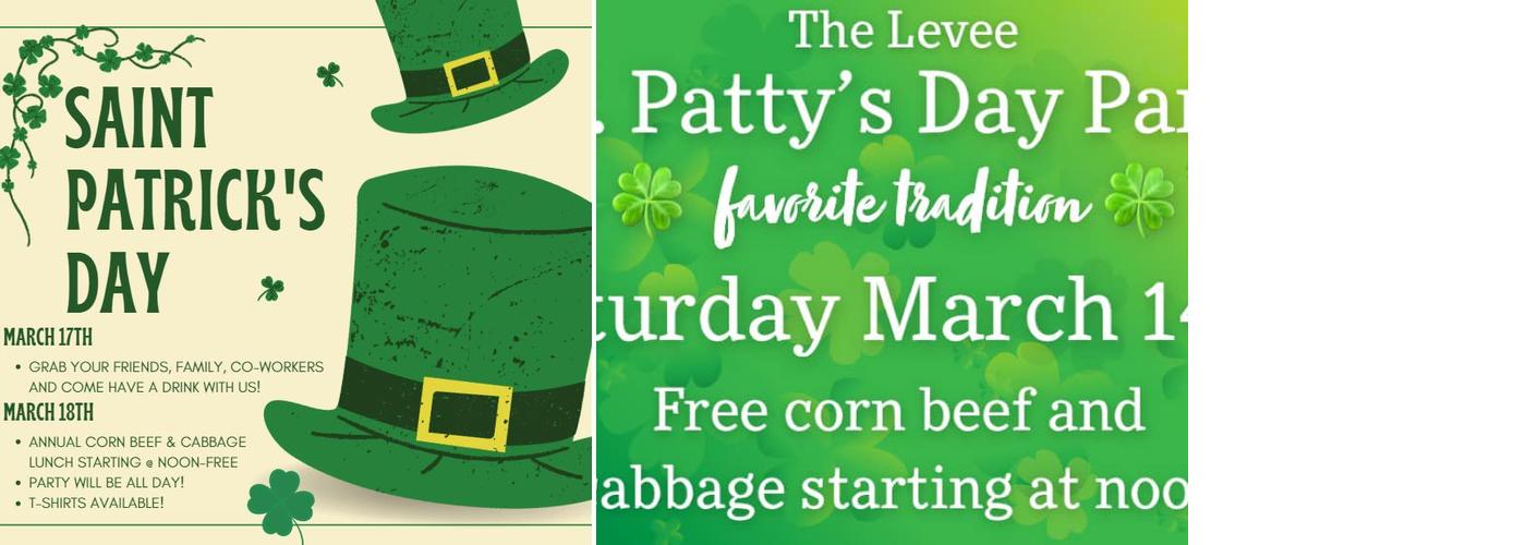 Levee Inc Menu