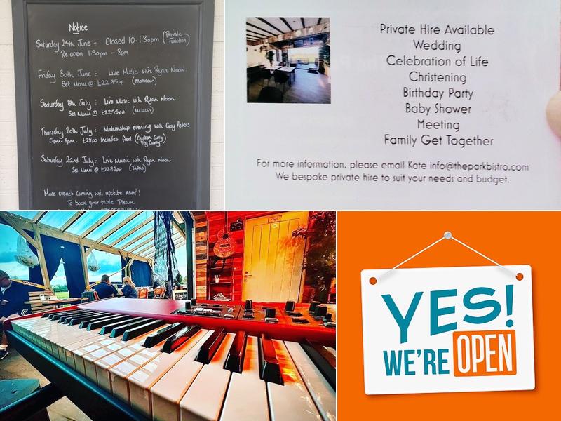 The Park Bistro Menu