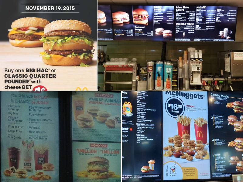 McDonald's Menu