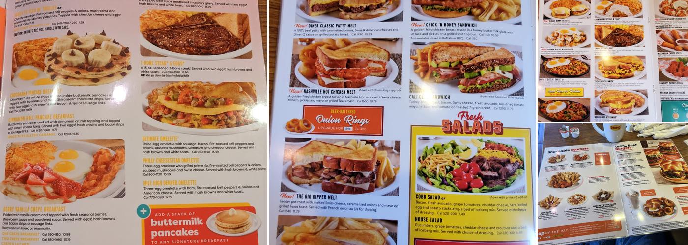 Denny's Menu