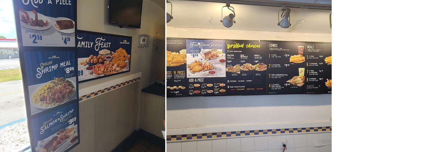Long John Silver's Menu