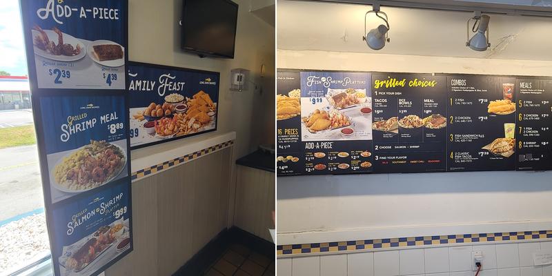 Long John Silver's Menu