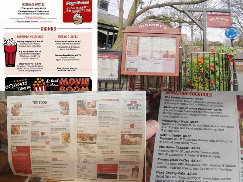 Hickory's Smokehouse Chester Menu