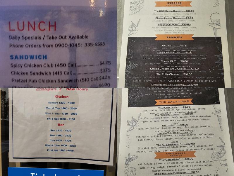 Hangar 7 Menu