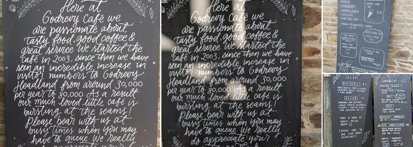 Godrevy Cafe Menu