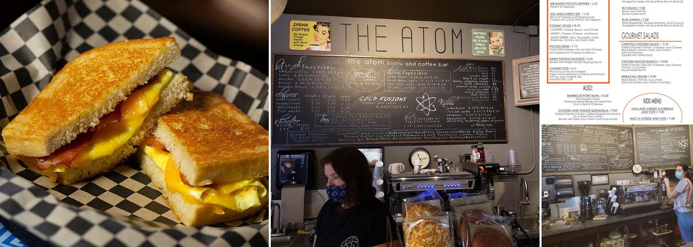 The Atom Bistro and Coffee Bar Menu