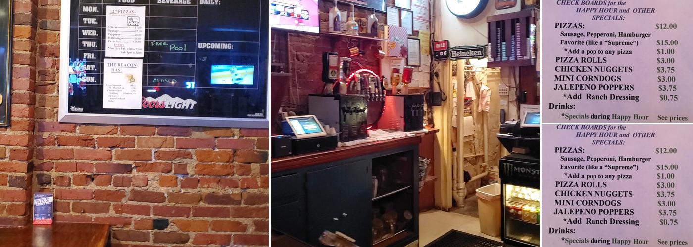 The Beacon Lounge Menu