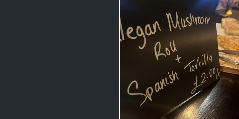 The Coach & Horses Menu