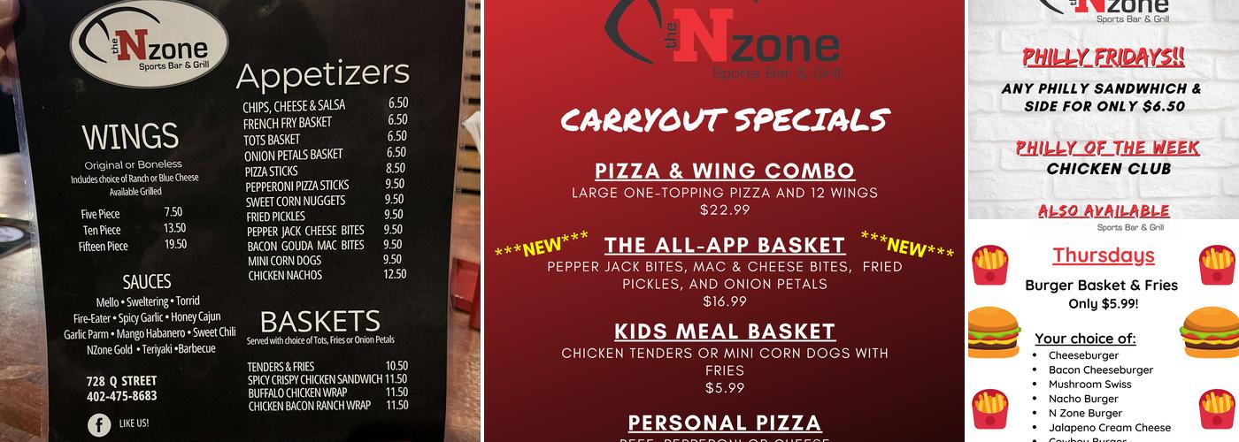 N-Zone Menu