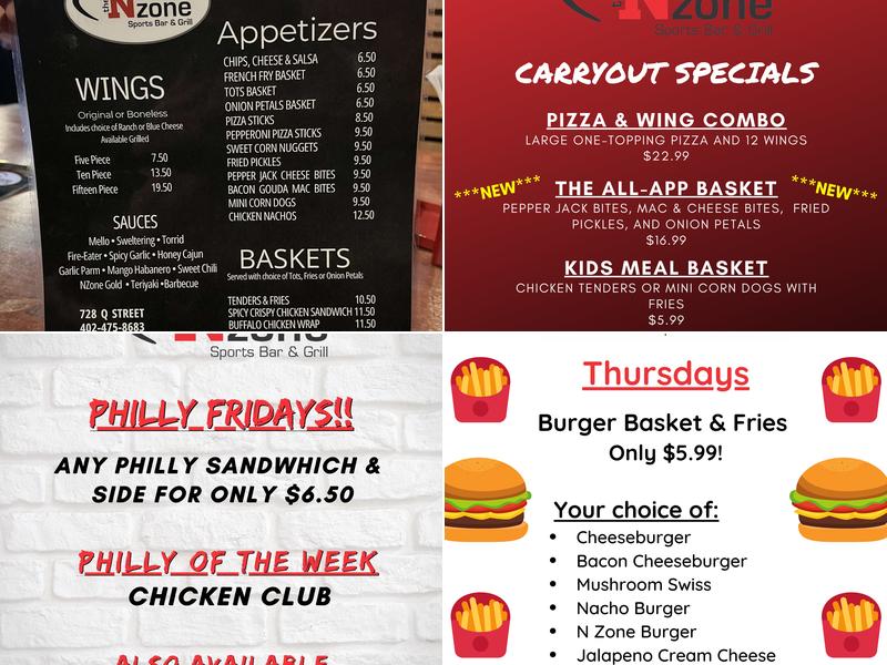 N-Zone Menu