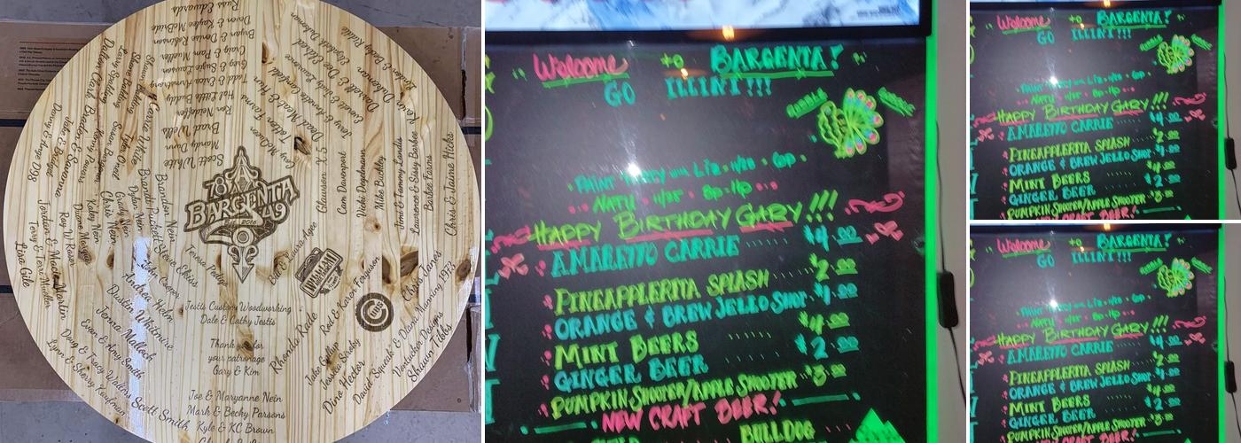 Bargenta Menu