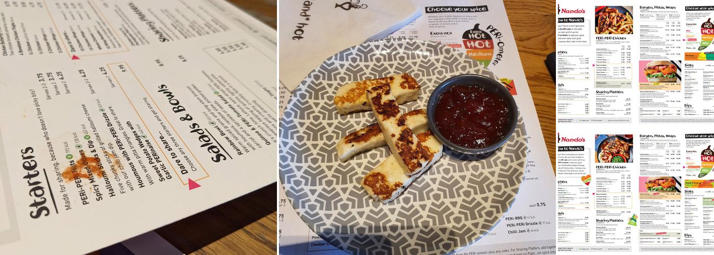 Nando's Leeds - Thorpe Park Menu