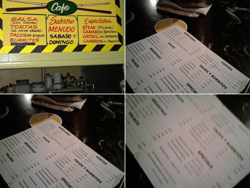 Marcellino's Cafe Menu