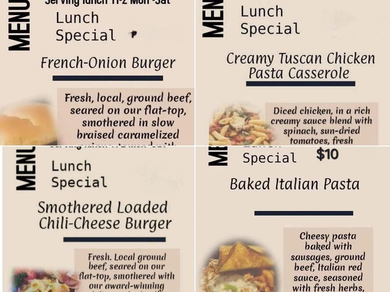 Al & Gerry's Tap Menu