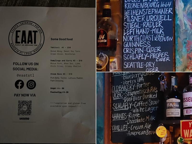 CBGB Menu