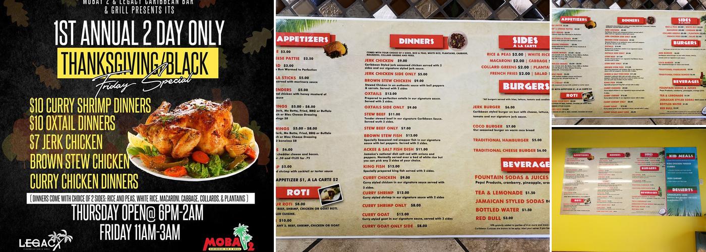 Mobay 2 at Carolina SunSplash Menu