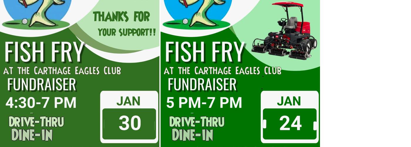 Carthage Golf Course Menu