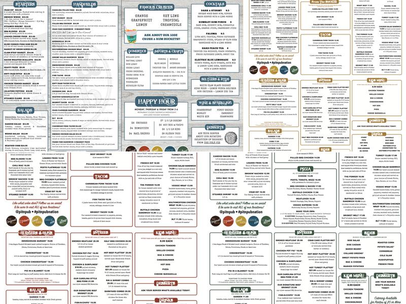 28th St. Pit-n-Pub Menu