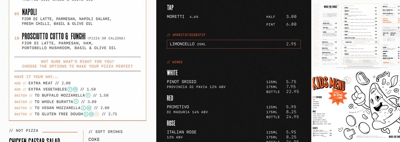 Wood Fire Smoke Wilmslow Menu