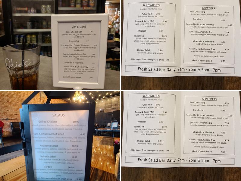 Odie's Menu