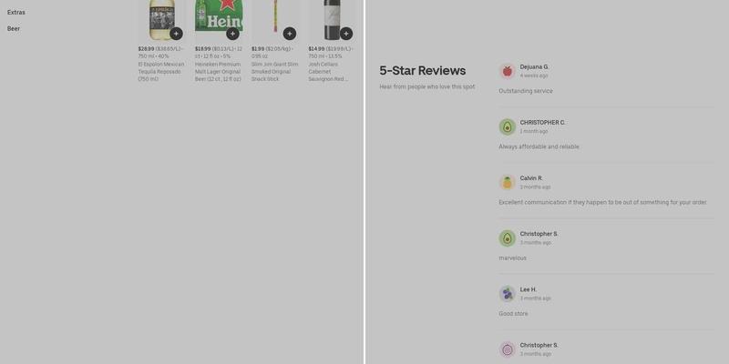 Minnesota Liquors Menu