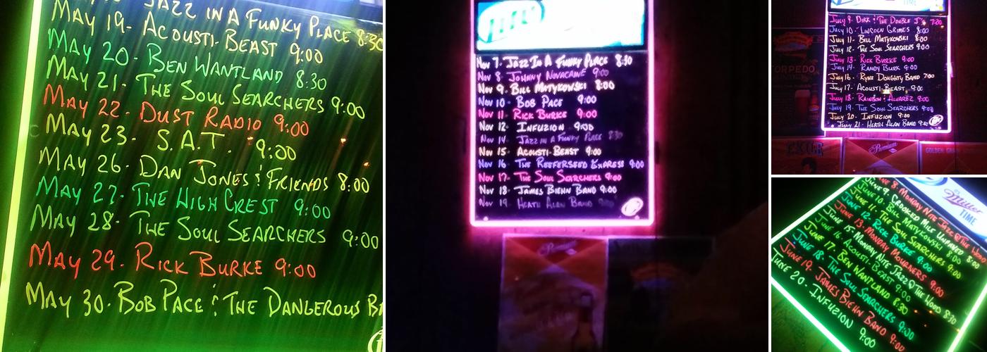 Greenwood Lounge Menu