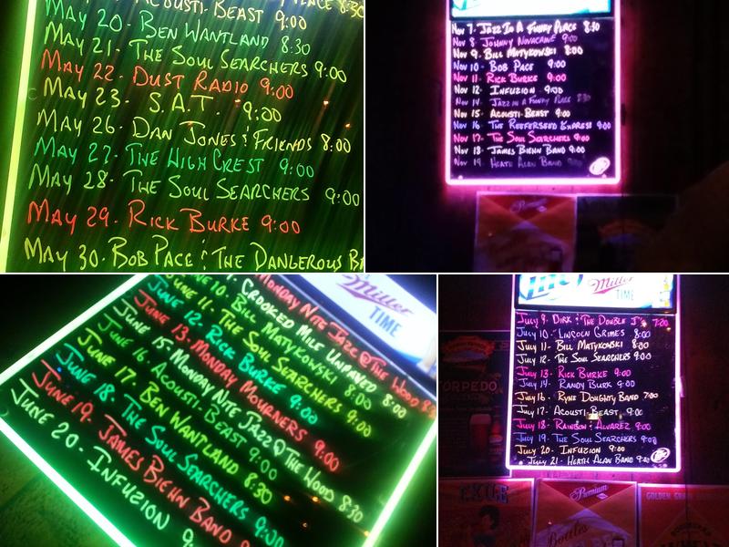 Greenwood Lounge Menu