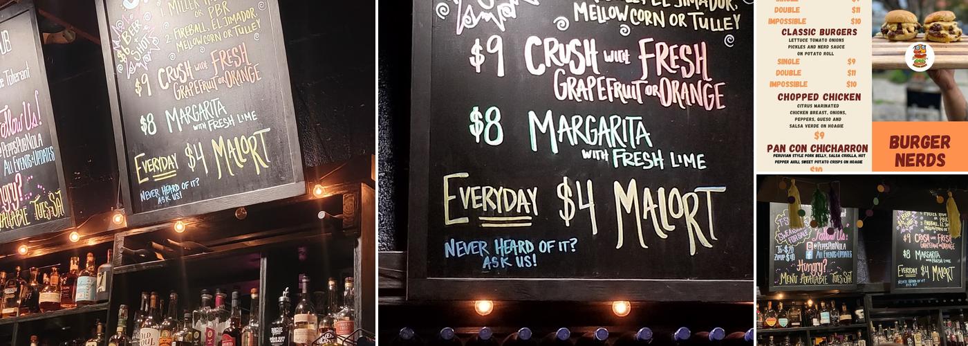 Pepp's Pub Menu