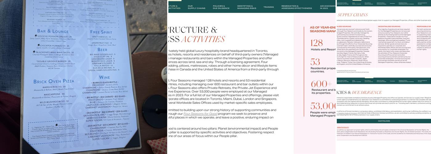 Beach Tree Restaurant Menu