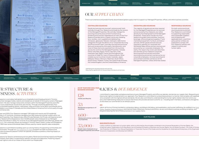 Beach Tree Restaurant Menu