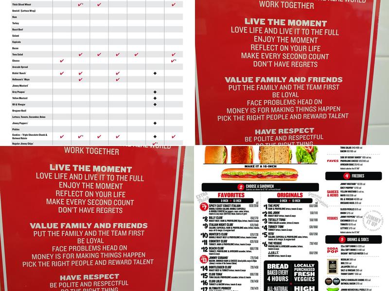 Jimmy John's Menu