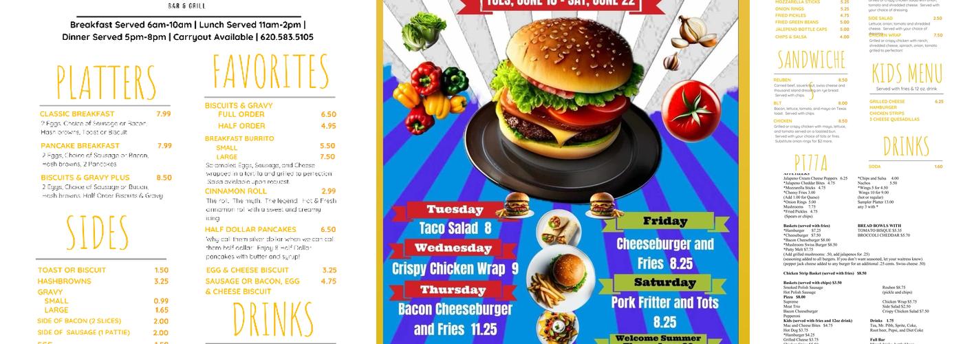 Half Dollar Menu