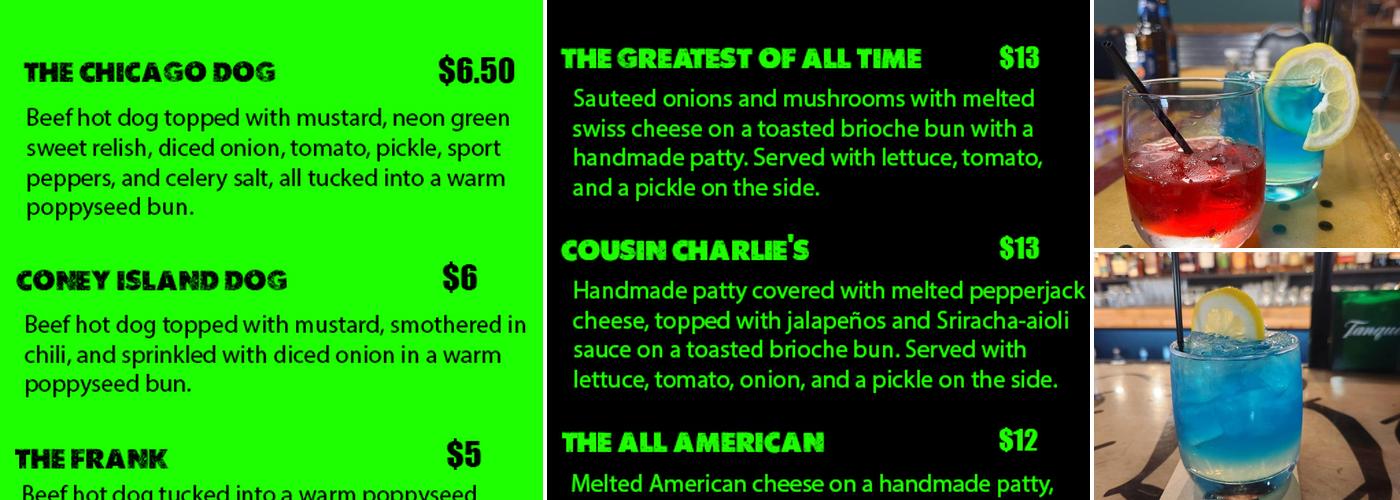 Cross-Eyed Goat Bar and Grill Menu